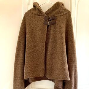 RALPH LAUREN Cape Poncho - Lambswool